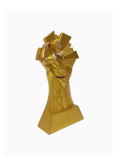 Trophy With Resin Decoration Electroplating Ornament | Ideal for All Surfaces, Kids & Adults | Match-Ready | Includes Pump & Needle | Durable & Long-Lasting Performance