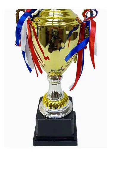Trophy With Resin Decoration Electroplating Ornament | Ideal for All Surfaces, Kids & Adults | Match-Ready | Includes Pump & Needle | Durable & Long-Lasting Performance