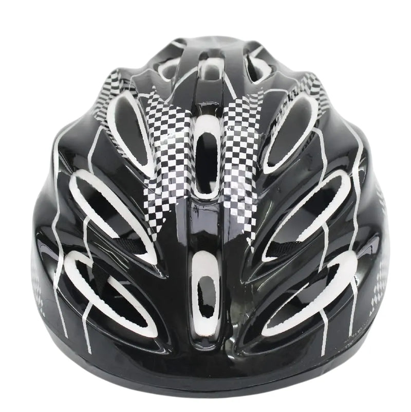Sports Bike Bicycle Cycling Safety Helmet with Visor Carbon Fiber Skating Sports Helmet 037 | Ideal for All Surfaces, Kids & Adults | Match-Ready | Includes Pump & Needle | Durable & Long-Lasting Performance