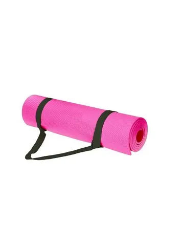 Yoga Mat With Strap Included 6mm Thick Non Slip Fast Drying Professional Waterproof Ideal For Fitness Home Gym Workouts Both Men And Women | Ideal for All Surfaces, Kids & Adults | Match-Ready