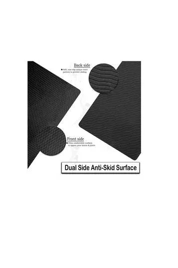 Yoga Mat With Strap Included 6mm Thick Non Slip Fast Drying Professional Waterproof Ideal For Fitness Home Gym Workouts Both Men And Women | Ideal for All Surfaces, Kids & Adults | Match-Ready