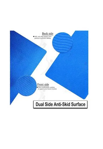 Yoga Mat With Strap Included 6mm Thick Non Slip Fast Drying Professional Waterproof Ideal For Fitness Home Gym Workouts Both Men And Women | Ideal for All Surfaces, Kids & Adults | Match-Ready
