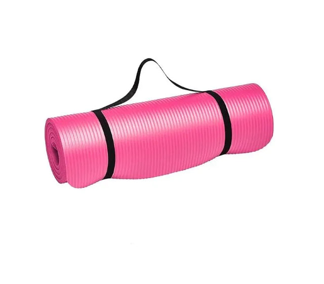 Yoga Mat Knees Supportive Hanging Band Anti Slip Eco Friendly Texture Surface For Yoga Pilates Fitness Home Exercise Gym Workout Sports Mattress | Ideal for All Surfaces, Kids & Adults | Match-Ready