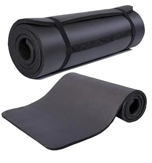 Yoga Mat Knees Supportive Hanging Band Anti Slip Eco Friendly Texture Surface For Yoga Pilates Fitness Home Exercise Gym Workout Sports Mattress | Ideal for All Surfaces, Kids & Adults | Match-Ready