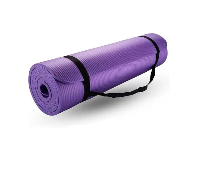 Yoga Mat Knees Supportive Hanging Band Anti Slip Eco Friendly Texture Surface For Yoga Pilates Fitness Home Exercise Gym Workout Sports Mattress | Ideal for All Surfaces, Kids & Adults | Match-Ready