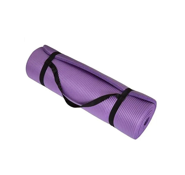 Yoga Mat Knees Supportive Hanging Band Anti Slip Eco Friendly Texture Surface For Yoga Pilates Fitness Home Exercise Gym Workout Sports Mattress | Ideal for All Surfaces, Kids & Adults | Match-Ready